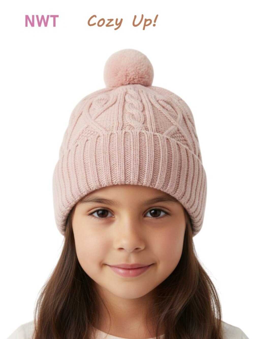 Vignette - Pink Knit Hat NWT